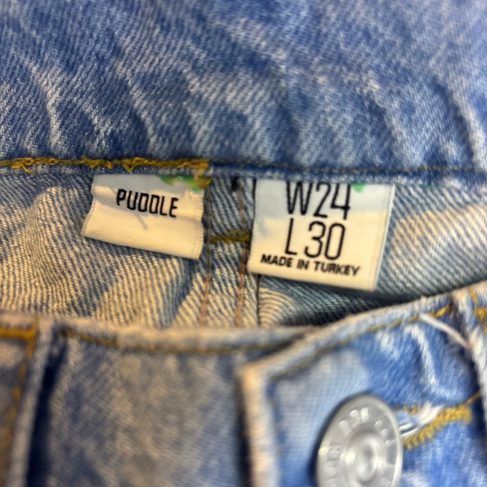BDG‎ Blue Flare Jeans with Dark Patches - Picture 10 of 11